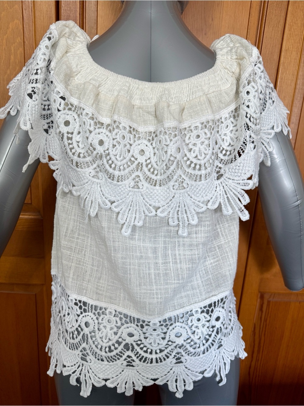 Crochet Bardot Top - Picture 5 of 7